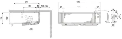 výparník ECO - Luvata EVS-201, 1.46 kW (dT 8 st., R404A)
